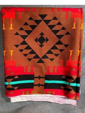 Southwestern Aztec print fabric cotton 2 yards